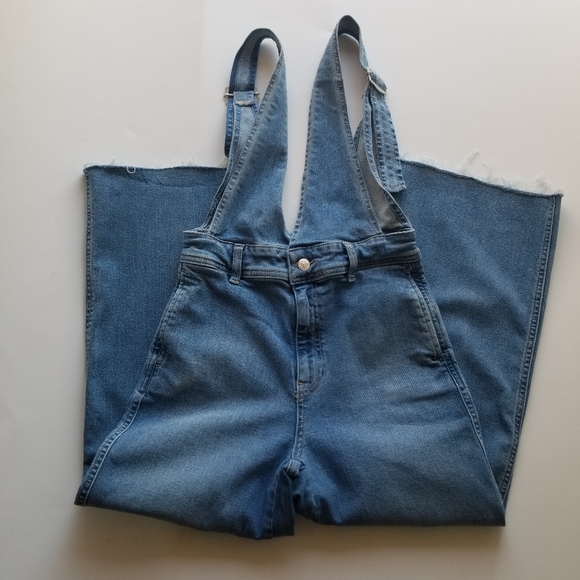 Free people denim overall size 0 - Picture 7 of 8